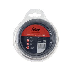 Триммерная леска FUBAG сечение круглое L 15 м * 2,4 мм Триммерная леска FUBAG сечение круглое L 15 м * 2,4 мм