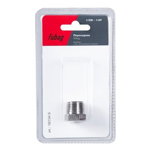 FUBAG Переходник 1/2 дюйма M на 1/8 дюйма F, блистер 1 шт. FUBAG Переходник 1/2 дюйма M на 1/8 дюйма F, блистер 1 шт.