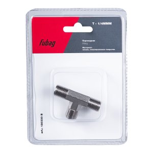 FUBAG Переходник T - 1/4 дюйма MMM, блистер 1 шт FUBAG Переходник T - 1/4 дюйма MMM, блистер 1 шт