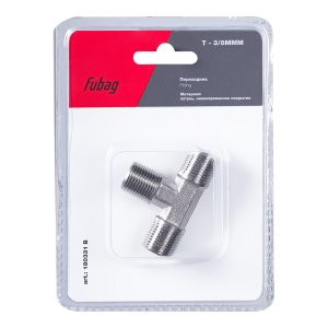 FUBAG Переходник T - 3/8 дюйма MMM, блистер 1 шт FUBAG Переходник T - 3/8 дюйма MMM, блистер 1 шт