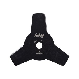 Триммерный диск FUBAG 3 лопасти внешний диаметр 255 мм, посадочный диаметр 25,4 мм, толщина 1,6 мм Триммерный диск FUBAG 3 лопасти внешний диаметр 255 мм, посадочный диаметр 25,4 мм, толщина 1,6 мм