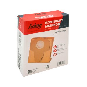FUBAG Комплект мешков одноразовых 60 л для пылесосов серии WD 6SP_5 шт. FUBAG Комплект мешков одноразовых 60 л для пылесосов серии WD 6SP_5 шт.