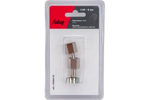 FUBAG Переходник 1/4 дюйма F на елочку 8мм с обжимным кольцом 11Х13мм блистер 2 шт FUBAG Переходник 1/4 дюйма F на елочку 8мм с обжимным кольцом 11Х13мм блистер 2 шт