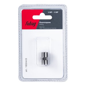 FUBAG Переходник 1/8 дюйма F на 1/8 дюйма F, блистер 1 шт. FUBAG Переходник 1/8 дюйма F на 1/8 дюйма F, блистер 1 шт.