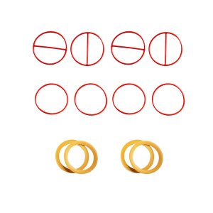 Сервисный набор FUBAG OLSR500 расходных материалов для обслуживания поршневой группы безмасляных компрессоров для арт. 646074/646075 Сервисный набор FUBAG OLSR500 расходных материалов для обслуживания поршневой группы безмасляных компрессоров для арт. 646074/646075