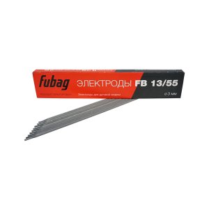 FUBAG Электрод сварочный с основным покрытием FB 13/55 D3.0 мм (пачка 0.9 кг) FUBAG Электрод сварочный с основным покрытием FB 13/55 D3.0 мм (пачка 0.9 кг)
