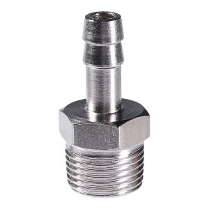 FUBAG Переходник 3/8 дюйма М на елочку 8мм с обжимным кольцом 11Х13мм FUBAG Переходник 3/8 дюйма М на елочку 8мм с обжимным кольцом 11Х13мм