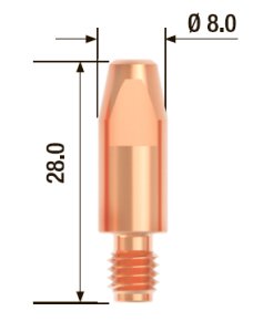 FUBAG Контактный наконечник M6 X 28мм ECU1.2мм/.045 дюйма (10 шт.) в Томске фото