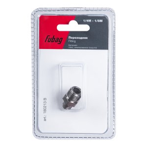 FUBAG Переходник 1/4 дюйма M на 1/8 дюйма M, блистер 1 шт. FUBAG Переходник 1/4 дюйма M на 1/8 дюйма M, блистер 1 шт.