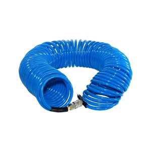 FUBAG Шланг спиральный с фитингами рапид, полиуретан, 15бар, 8x12мм, 15м FUBAG Шланг спиральный с фитингами рапид, полиуретан, 15бар, 8x12мм, 15м