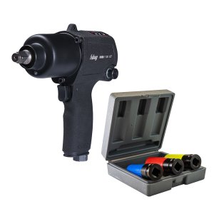 FUBAG Пневмогайковерт IWM 1100 1/2 дюйма + Набор торцевых ударных головок 1/2 дюйма 17-19-21 мм в ПОДАРОК FUBAG Пневмогайковерт IWM 1100 1/2 дюйма + Набор торцевых ударных головок 1/2 дюйма 17-19-21 мм в ПОДАРОК