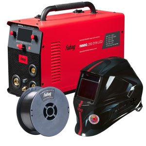FUBAG Сварочный полуавтомат INMIG 200 SYN LCD (новый дисплей) с горелкой FB 250 3 м (FB 250 Ergo 3 м) + Маска сварщика Хамелеон IR 4-13N M + Порошковая проволока самозащитная FB 71TGS 0.8 мм_катушка 100 мм_вес 1 кг в ПОДАРОК! FUBAG Сварочный полуавтомат INMIG 200 SYN LCD (новый дисплей) с горелкой FB 250 3 м (FB 250 Ergo 3 м) + Маска сварщика Хамелеон IR 4-13N M + Порошковая проволока самозащитная FB 71TGS 0.8 мм_катушка 100 мм_вес 1 кг в ПОДАРОК!
