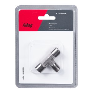 FUBAG Переходник T - 1/4 дюйма FFM, блистер 1 шт FUBAG Переходник T - 1/4 дюйма FFM, блистер 1 шт