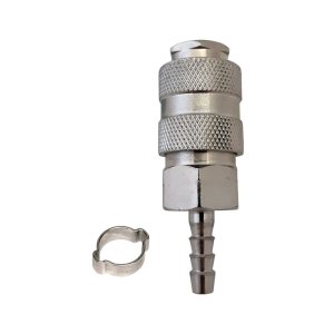 FUBAG Разъемное соединение рапид (муфта), елочка 6мм с обжимным кольцом 6х11мм FUBAG Разъемное соединение рапид (муфта), елочка 6мм с обжимным кольцом 6х11мм