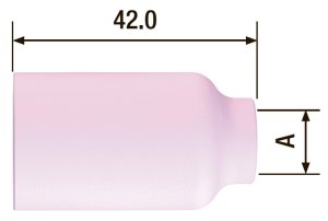 FUBAG Сопло керамическое для газовой линзы №7 ф11 FB TIG 17-18-26 (2 шт.) в Томске фото