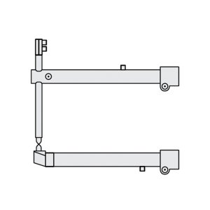 FUBAG Комплект плеч O 45 х 400мм прямые с уменьшенным электрододержателем для серии RV FUBAG Комплект плеч O 45 х 400мм прямые с уменьшенным электрододержателем для серии RV