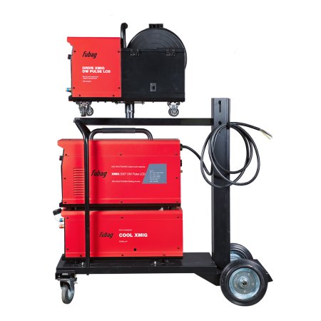 Полуавтомат сварочный FUBAG XMIG 500T DW PULSE  + подающий механизм DRIVE XMIG DW PULSE  + горелка FB 550W 3m  + блок жидкостного охлаждения Cool XMIG  + шланг-пакет 5 метров 95 мм2 14 pol с жидкостным охлаждением + тележка XM Полуавтомат сварочный FUBAG XMIG 500T DW PULSE  + подающий механизм DRIVE XMIG DW PULSE  + горелка FB 550W 3m  + блок жидкостного охлаждения Cool XMIG  + шланг-пакет 5 метров 95 мм2 14 pol с жидкостным охлаждением + тележка XM в Томске фото