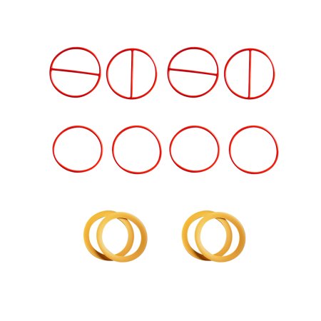 Сервисный набор FUBAG OLSR500 расходных материалов для обслуживания поршневой группы безмасляных компрессоров для арт. 646074/646075 Сервисный набор FUBAG OLSR500 расходных материалов для обслуживания поршневой группы безмасляных компрессоров для арт. 646074/646075