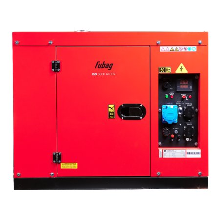 Дизельный генератор FUBAG DS 6500 AC ES с электростартером и коннектором автоматики (кожух) Дизельный генератор FUBAG DS 6500 AC ES с электростартером и коннектором автоматики (кожух) в Томске фото