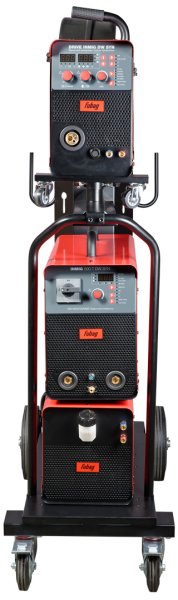 Сварочный полуавтомат INMIG 500T DW SYN + Подающий механизм DRIVE INMIG DW SYN + Шланг-пакет 5 м + Горелка FB 500 3 м + Блок жидкостного охлаждения + Тележка в Томске фото