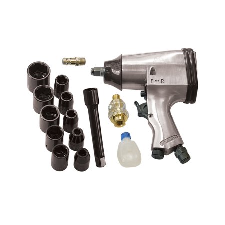 FUBAG Пневмогайковерт PWS312 (158л/мин_312 н/м 6.3бар 1/2 дюйма) + набор кейс FUBAG Пневмогайковерт PWS312 (158л/мин_312 н/м 6.3бар 1/2 дюйма) + набор кейс