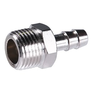 FUBAG Переходник 1/2 дюйма М на елочку 10мм с обжимным кольцом 15Х18мм FUBAG (Фубаг) FUBAG Переходник 1/2 дюйма М на елочку 10мм с обжимным кольцом 15Х18мм в Томске фото