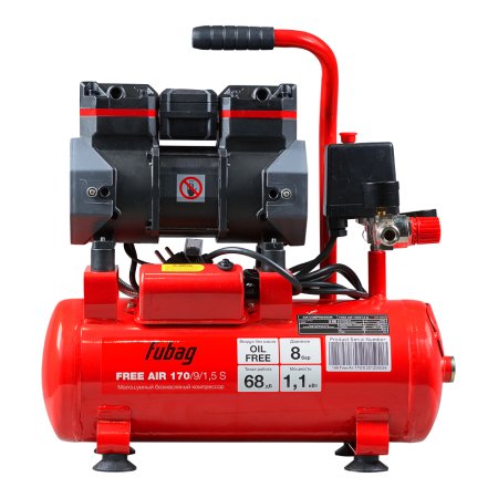 Компрессор безмасляный малошумный FUBAG Свободный Воздух (Free Air) 170/9/1.5 S в Томске фото