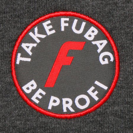 Серо-красная толстовка Fubag с капюшоном  размер M в Томске фото