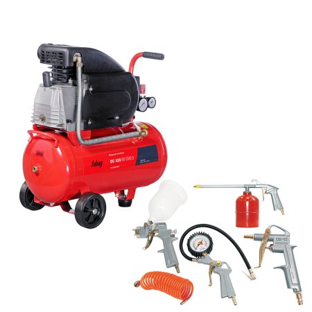 Поршневой масляный компрессор FUBAG DC 320/50 CM2.5 + Набор пневмоинструмента в ПОДАРОК Поршневой масляный компрессор FUBAG DC 320/50 CM2.5 + Набор пневмоинструмента в ПОДАРОК