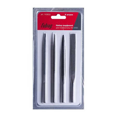 FUBAG Набор надфилей для пневмопилы AS3400  4шт. FUBAG Набор надфилей для пневмопилы AS3400  4шт.