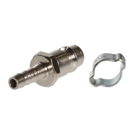 FUBAG Разъемное соединение рапид (штуцер), елочка 6мм с обжимным кольцом 6х11мм, блистер 1 шт в Томске фото