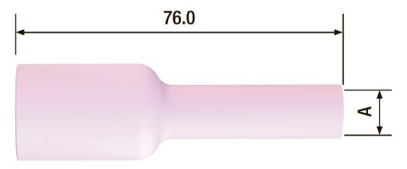 FUBAG Сопло керамическое для газовой линзы №5L ф8 FB TIG 17-18-26 (2 шт.) в Томске фото