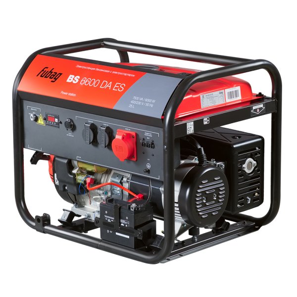 Бензиновый генератор FUBAG BS 6600 DA ES (трехфазный) с электростартером и коннектором автоматики Бензиновый генератор FUBAG BS 6600 DA ES (трехфазный) с электростартером и коннектором автоматики в Томске фото