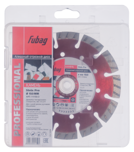 Алмазный отрезной диск FUBAG Камень Про (Stein Pro) D150 мм / 22,2 мм по камню в Томске фото