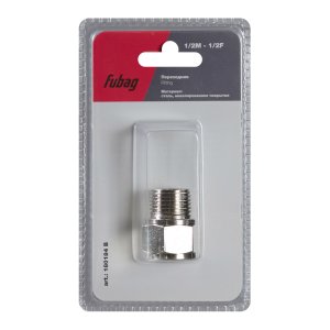FUBAG Переходник 1/2 дюйма M на 1/2 дюйма F, блистер 1 шт FUBAG (Фубаг) FUBAG Переходник 1/2 дюйма M на 1/2 дюйма F, блистер 1 шт в Томске фото