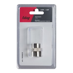 FUBAG Переходник 3/8 дюйма F - 1/2 дюйма F, блистер 1 шт FUBAG (Фубаг) FUBAG Переходник 3/8 дюйма F - 1/2 дюйма F, блистер 1 шт в Томске фото