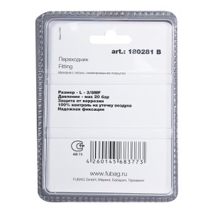 FUBAG Переходник L - 3/8 дюйма MF_блистер 1 шт FUBAG (Фубаг) FUBAG Переходник L - 3/8 дюйма MF_блистер 1 шт в Томске фото