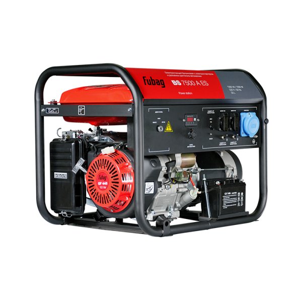 Бензиновый генератор с электростартером и коннектором автоматики FUBAG BS 7500 A ES Бензиновый генератор с электростартером и коннектором автоматики FUBAG BS 7500 A ES в Томске фото