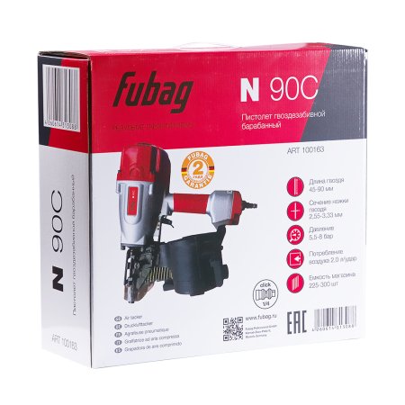 FUBAG Пистолет гвоздезабивной барабанный N90C FUBAG (Фубаг) FUBAG Пистолет гвоздезабивной барабанный N90C в Томске фото