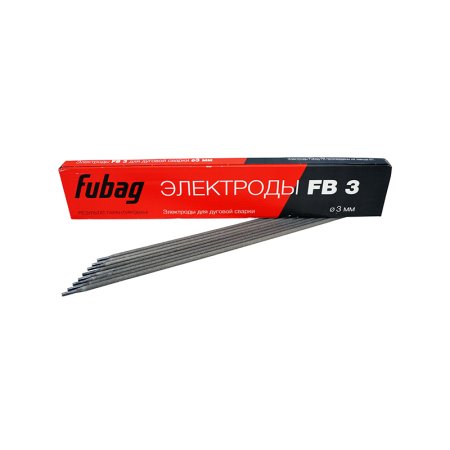 FUBAG Электрод сварочный с рутиловым покрытием FB 3 D3.0 мм (пачка 0.9 кг) FUBAG Электрод сварочный с рутиловым покрытием FB 3 D3.0 мм (пачка 0.9 кг)