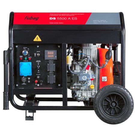 FUBAG Дизельный генератор с электростартером и коннектором автоматики DS 5500 A ES + Пусковое устройство DRIVE 600 в ПОДАРОК! FUBAG Дизельный генератор с электростартером и коннектором автоматики DS 5500 A ES + Пусковое устройство DRIVE 600 в ПОДАРОК! в Томске фото