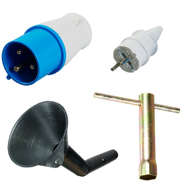 Бензиновый генератор FUBAG PRG 5000 + Комплект колес и ручек для электростанций в ПОДАРОК в Томске фото