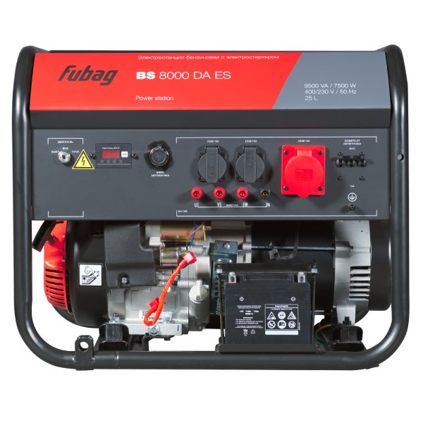 Бензиновый генератор FUBAG BS 8000 DA ES (трехфазный) с электростартером и коннектором автоматики Бензиновый генератор FUBAG BS 8000 DA ES (трехфазный) с электростартером и коннектором автоматики в Томске фото