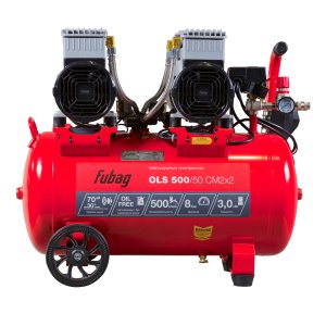 Компрессор безмасляный малошумный FUBAG OLS 500/50 CM2х2 + Набор пневмоинструмента Basic S1000 (3 предмета) в ПОДАРОК Компрессор безмасляный малошумный FUBAG OLS 500/50 CM2х2 + Набор пневмоинструмента Basic S1000 (3 предмета) в ПОДАРОК в Томске фото