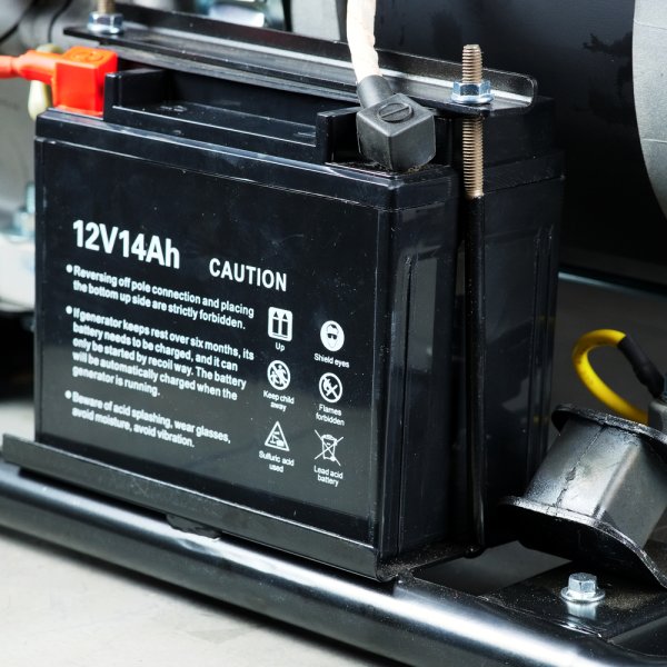 Бензиновый генератор с электростартером FUBAG PRG 5000 ES + Комплект колес и ручек для электростанций в ПОДАРОК в Томске фото