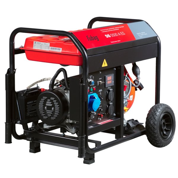 FUBAG Дизельный генератор с электростартером и коннектором автоматики DS 5500 A ES + Пусковое устройство DRIVE 600 в ПОДАРОК! FUBAG Дизельный генератор с электростартером и коннектором автоматики DS 5500 A ES + Пусковое устройство DRIVE 600 в ПОДАРОК! в Томске фото