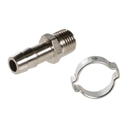 FUBAG Переходник 1/4 дюйма М на елочку 10мм с обжимным кольцом  15Х18мм, блистер 1 шт FUBAG (Фубаг) FUBAG Переходник 1/4 дюйма М на елочку 10мм с обжимным кольцом  15Х18мм, блистер 1 шт в Томске фото