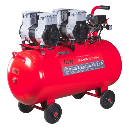 Компрессор воздушный безмасляный малошумный FUBAG OLS 500/100 CM2х2 Компрессор воздушный безмасляный малошумный FUBAG OLS 500/100 CM2х2