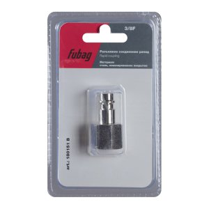 FUBAG Разъемное соединение рапид (штуцер), 3/8 дюйма F, внутр.резьба, блистер 1 шт FUBAG (Фубаг) FUBAG Разъемное соединение рапид (штуцер), 3/8 дюйма F, внутр.резьба, блистер 1 шт в Томске фото
