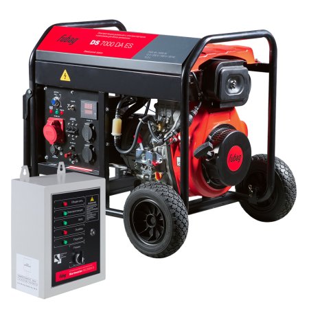 FUBAG Дизельный генератор (3-фазный) с электростартером и коннектором автоматики DS 7000 DA ES + Блок автоматики Startmaster DS 25000 D (400V) в ПОДАРОК FUBAG Дизельный генератор (3-фазный) с электростартером и коннектором автоматики DS 7000 DA ES + Блок автоматики Startmaster DS 25000 D (400V) в ПОДАРОК